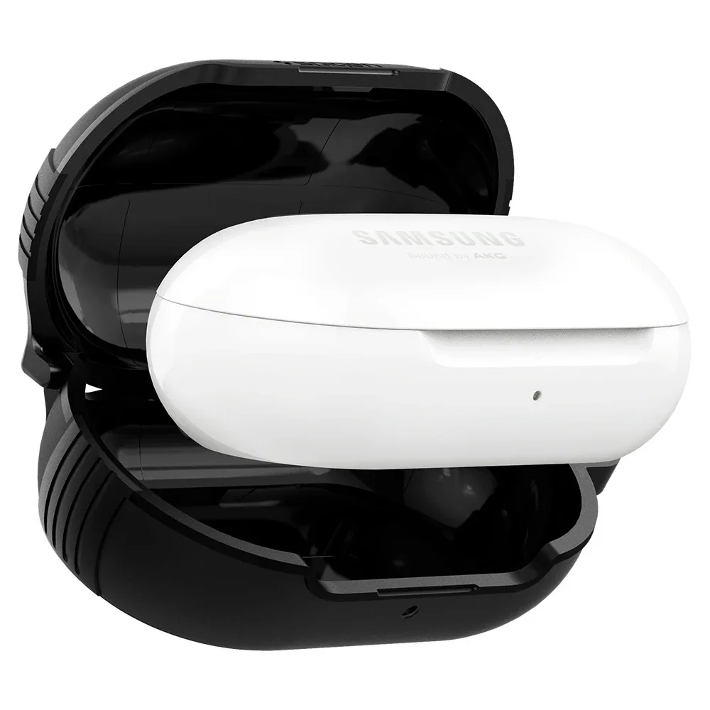 Твердый защитный чехол Spigen для Samsung Galaxy Buds + наушники вкладыши мягкий из
