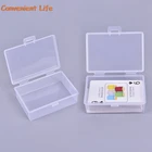 2 шт. прозрачный Пластик Коробки игральные карты контейнер Пластик хранения Чехол упаковка покер коробка для карточных игр для Набор для игры в покер оптом