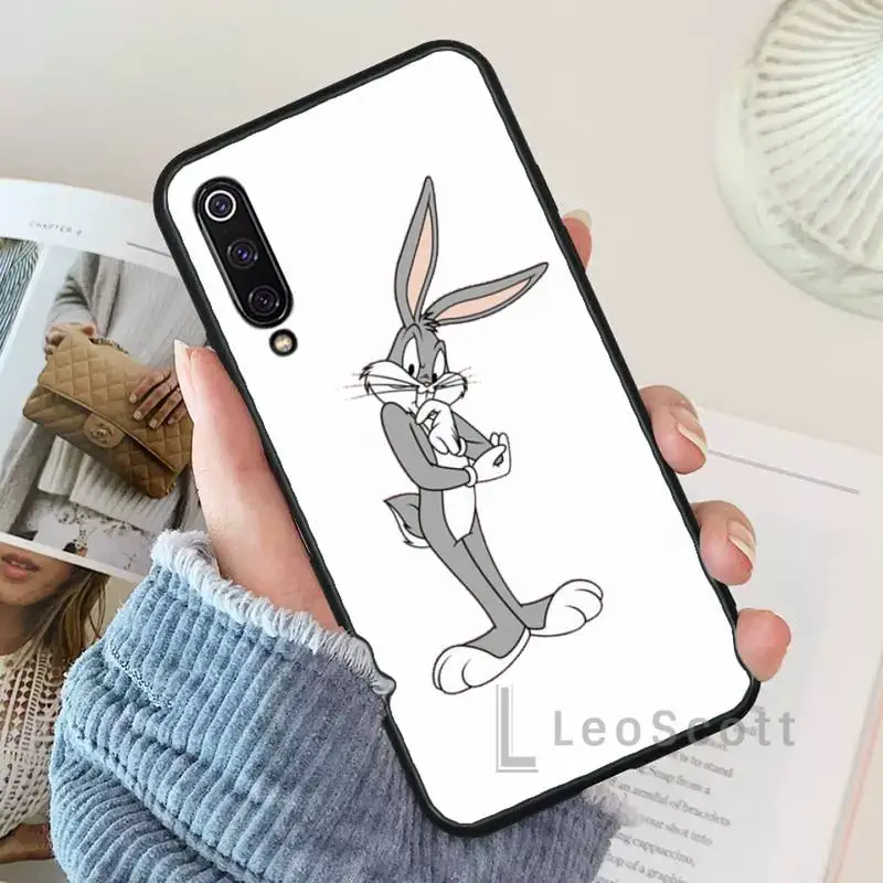 

cartoon cute Bugs Bunny Phone Case For Xiaomi Redmi 7 9t 9se k20 mi8 max3 lite 9 note 8 9s 10 pro