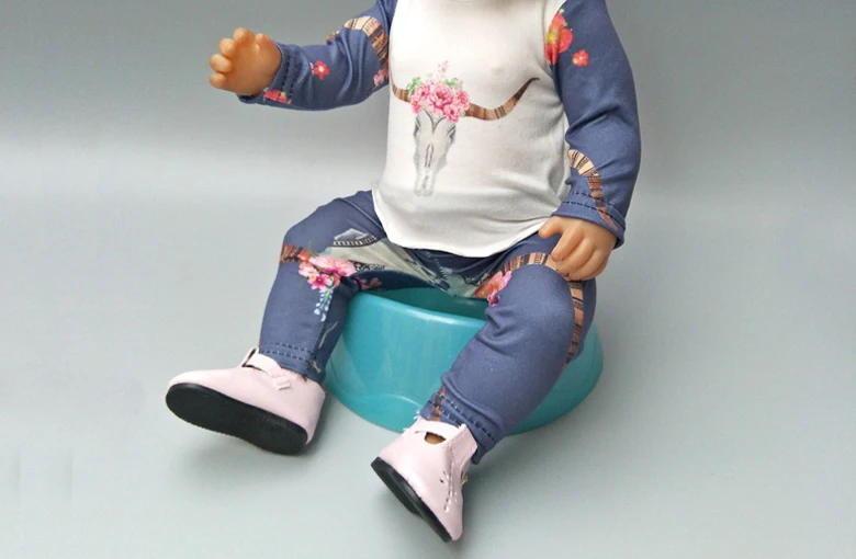 Кукла одежда штаны Розовый Единорог комбинезон одежда для 40 см 43 см reborn baby Doll Одежда наборы для 1" Кукла аксессуары игрушки одежда