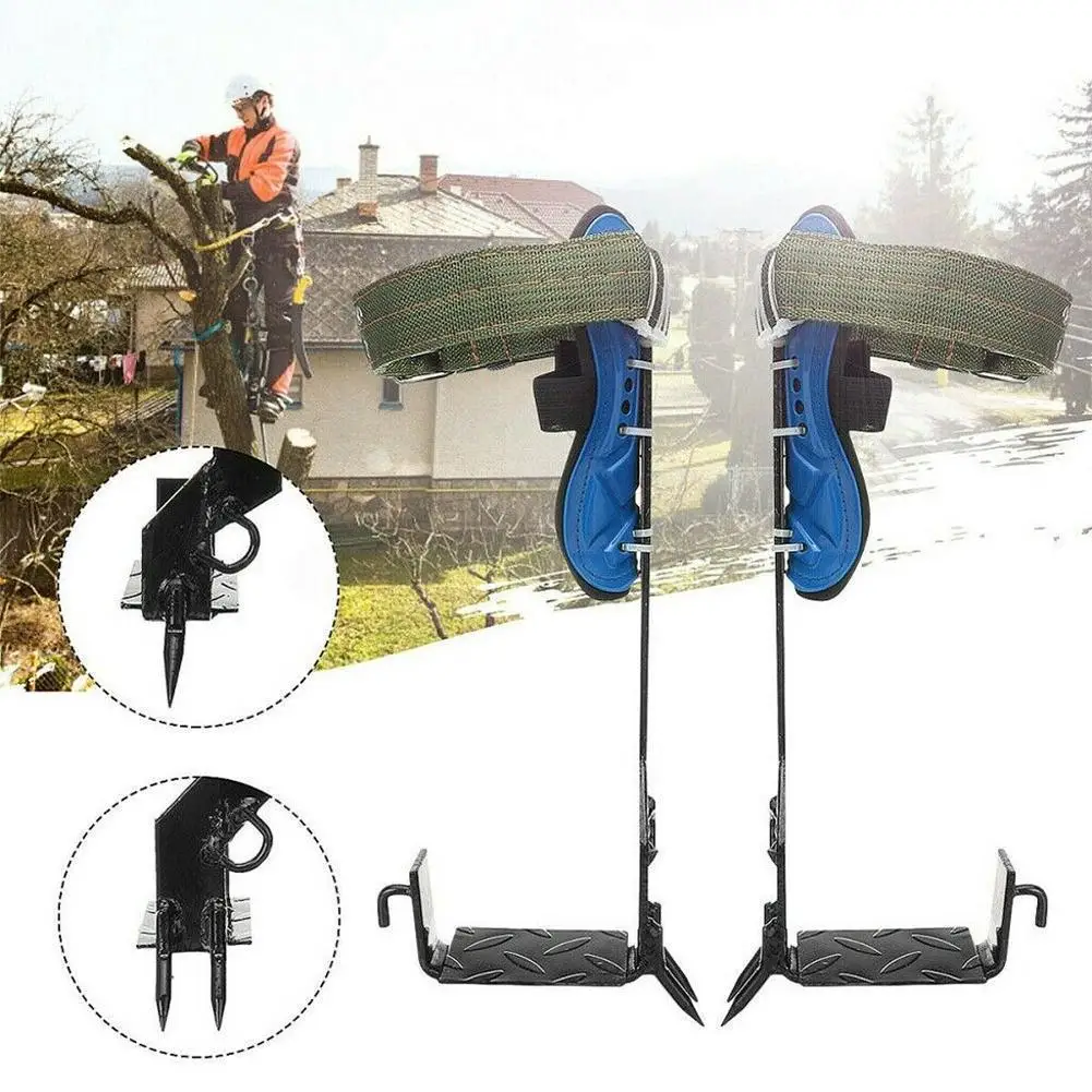 

2 gears tree climbing peak set safety belt adjustable rescue rope safety camp accessories belt belt stainess steel W0B2