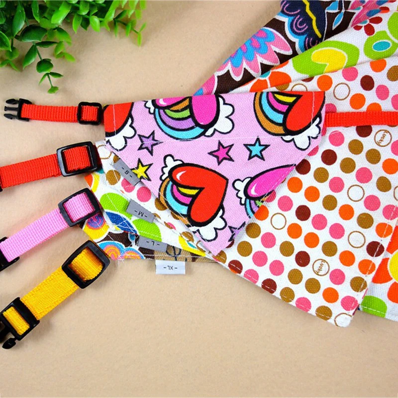 Кота собаки любимчика хлопковый шарф воротничок нагрудник больших собак щенков