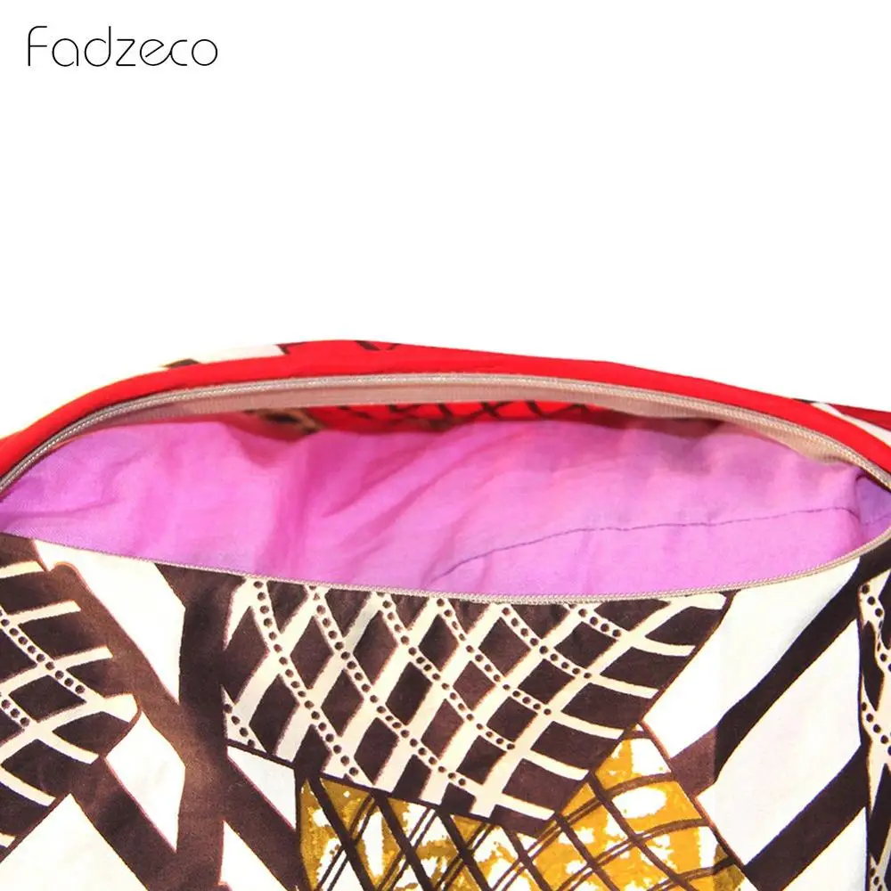 Fadzeco Африканское платье принт Трайбл африканская Наволочка на молнии хлопок