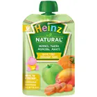 Хайнц - пюре яблоко, тыква, морковь, манго (пауч), 6 мес., 90г