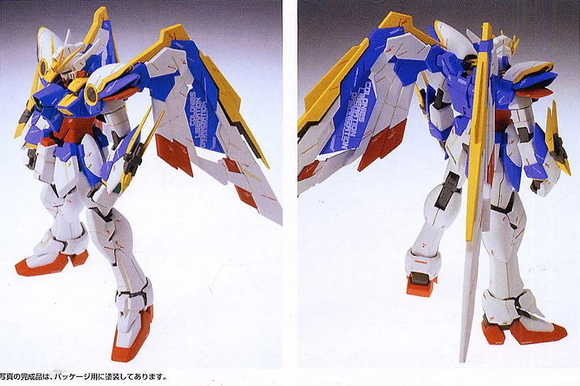 

BANDAI MG 1/100 модель Wing Gundam Ver. Экшн-фигурки, игрушки для детей