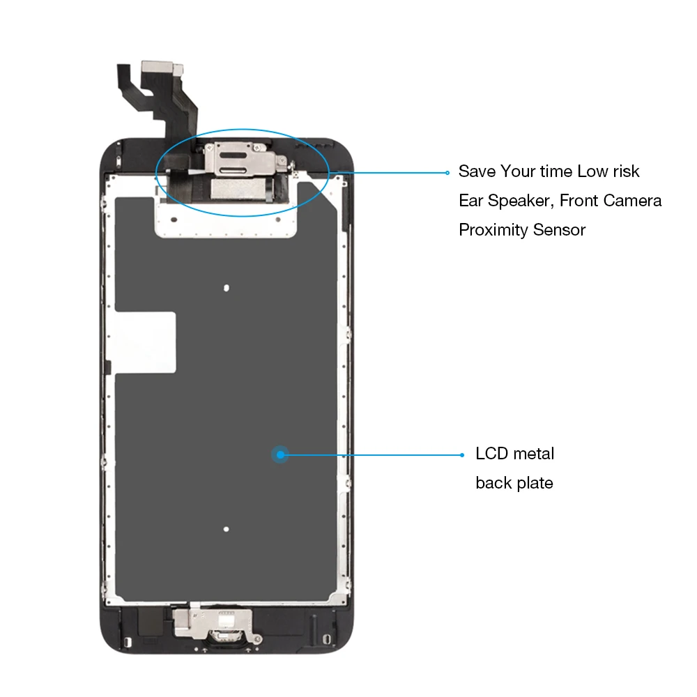 ЖК дисплей класса AA +++ для iPhone 6 Plus 6s 6S сенсорный экран дигитайзер полная сборка с