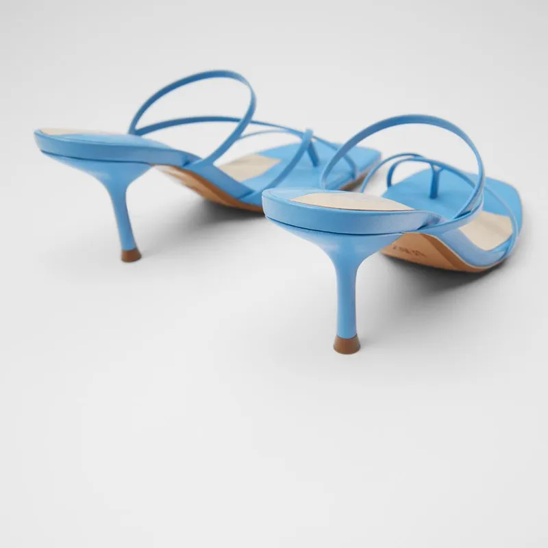 Женские босоножки на высоком каблуке цвет в ассортименте 1 шт|Тапочки| |