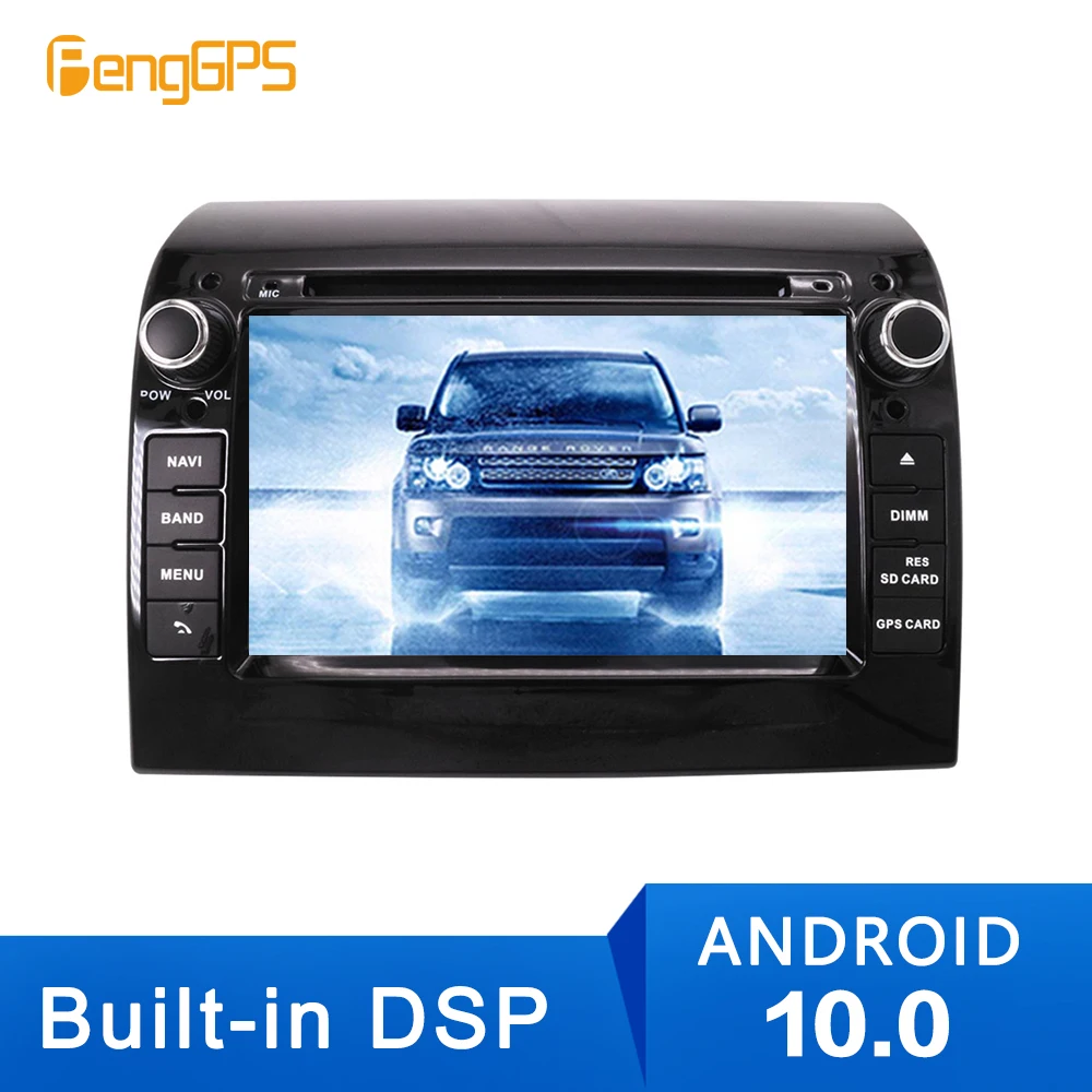 Автомагнитола на Android 10 0 с GPS DVD плейер для Fiat Ducato 2006 2019 навигация мультимедиа IPS