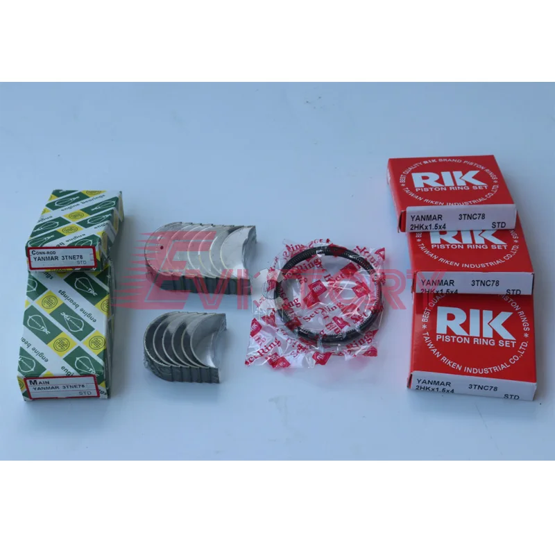 

For KOMATSU 3D95 3D95S water pump overhaul rebuild kit gasket ring bearing