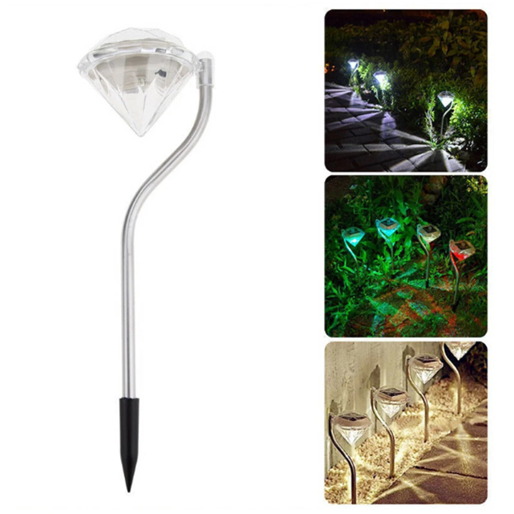 1 шт. Водонепроницаемый открытый светодиодный алмазы газон светильник s