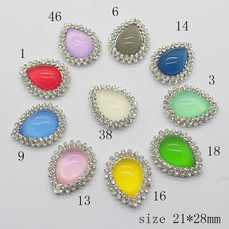 

Новый 10 шт./лот 21*28 мм сплав кошачий глаз mixWater капля Diy подходит для свадебных платьев шитье ювелирных аксессуаров