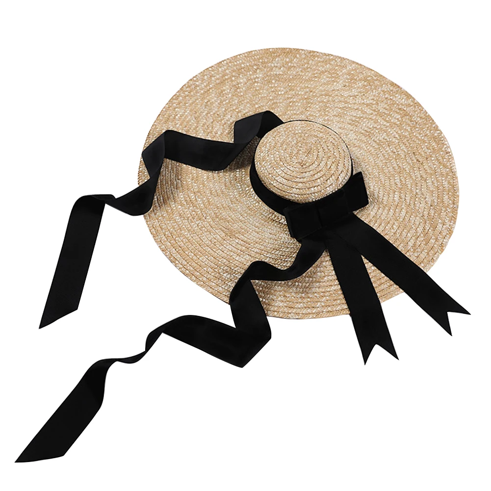 Повседневная Защита от УФ лучей модная женская пляжная летняя соломенная шляпа