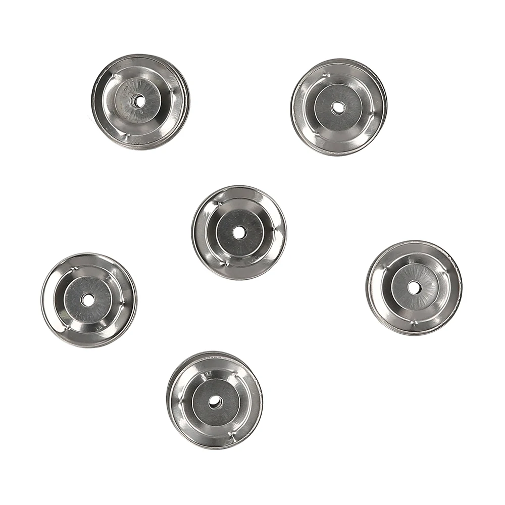 

50pcs Tambourine Bell Ring Jingle Bell Stainless Steel for Handbell Tambourine Church Tambourines