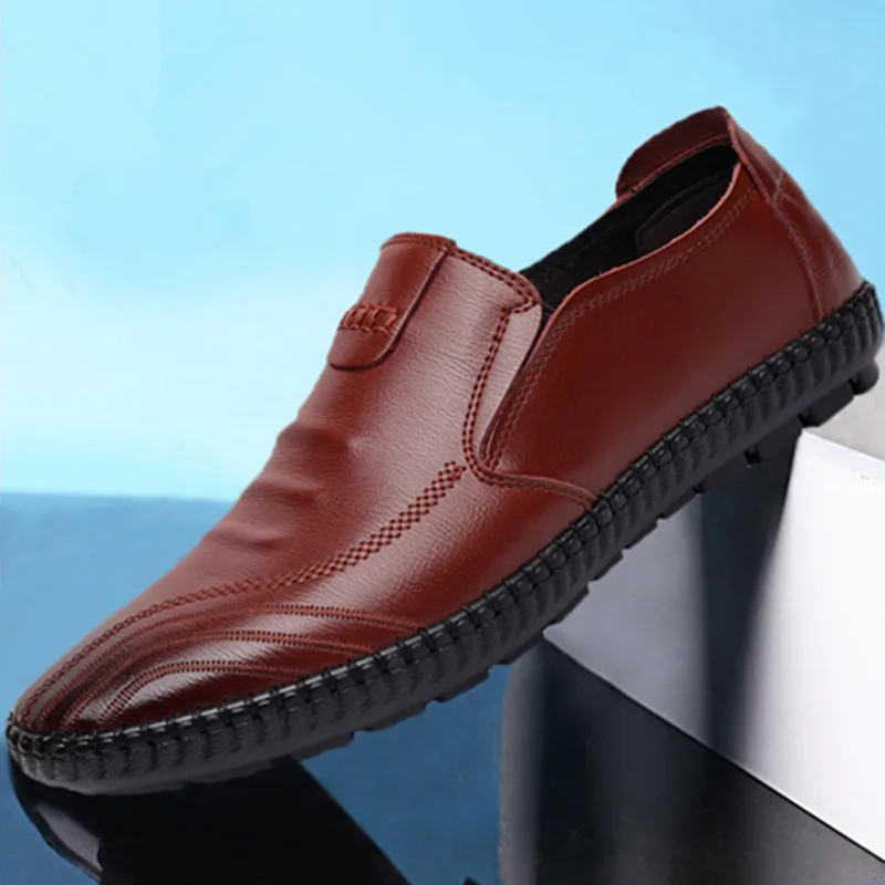 

Leather shoes men casual shoes autumn new men shoes breathable soft bottom dress shoes men zapatos de hombre