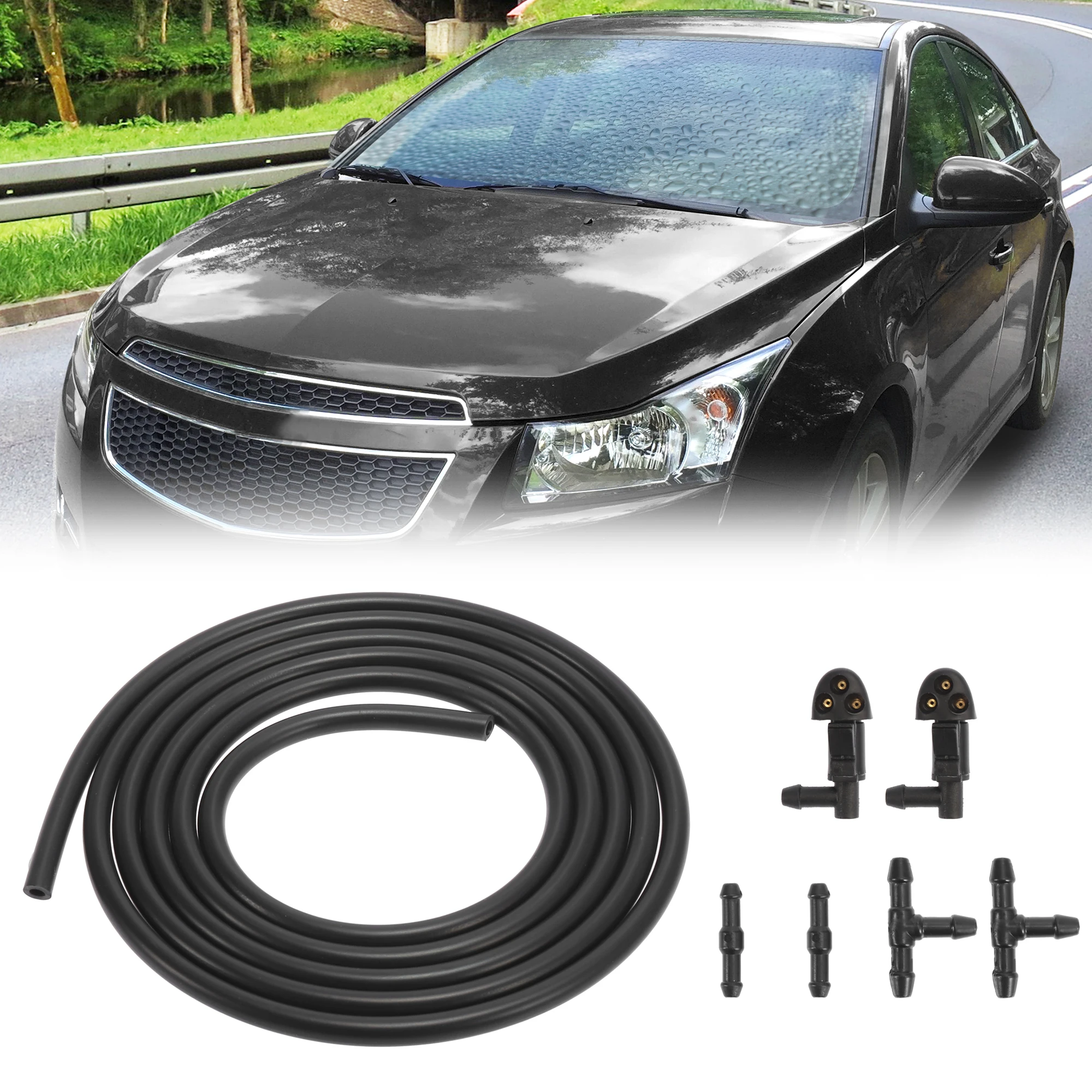 

Форсунки Uxcell для стеклоочистителя, 5 шт., для Chevrolet Cruze 09-14 94556605