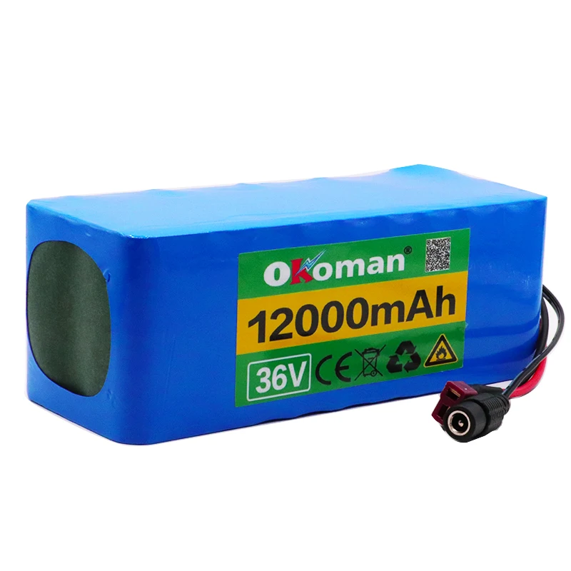 10S4P 36V12Ah батарея 18650 литиевая 500W высокая мощность батареи 42В 12000 мА/ч Электрический
