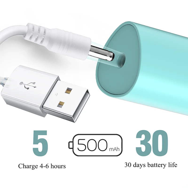 Электрическая зубная щетка Sonic вибратор USB перезаряжаемая Водонепроницаемая