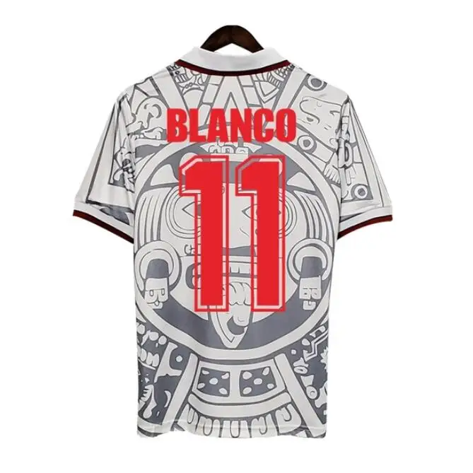 

1986 1998 MEXICOES Retro Football Shirt 1994-95 HERNANDEZ Classic Shirt BLANCO SOCCER JERSEYS LUIS GARCIA Soccer Jersey