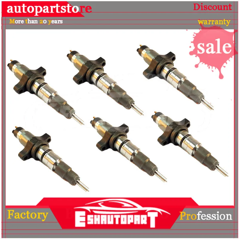 

6pcs Common Rail Injector for 03-04 Dodge 5.9L Diesel 305HP