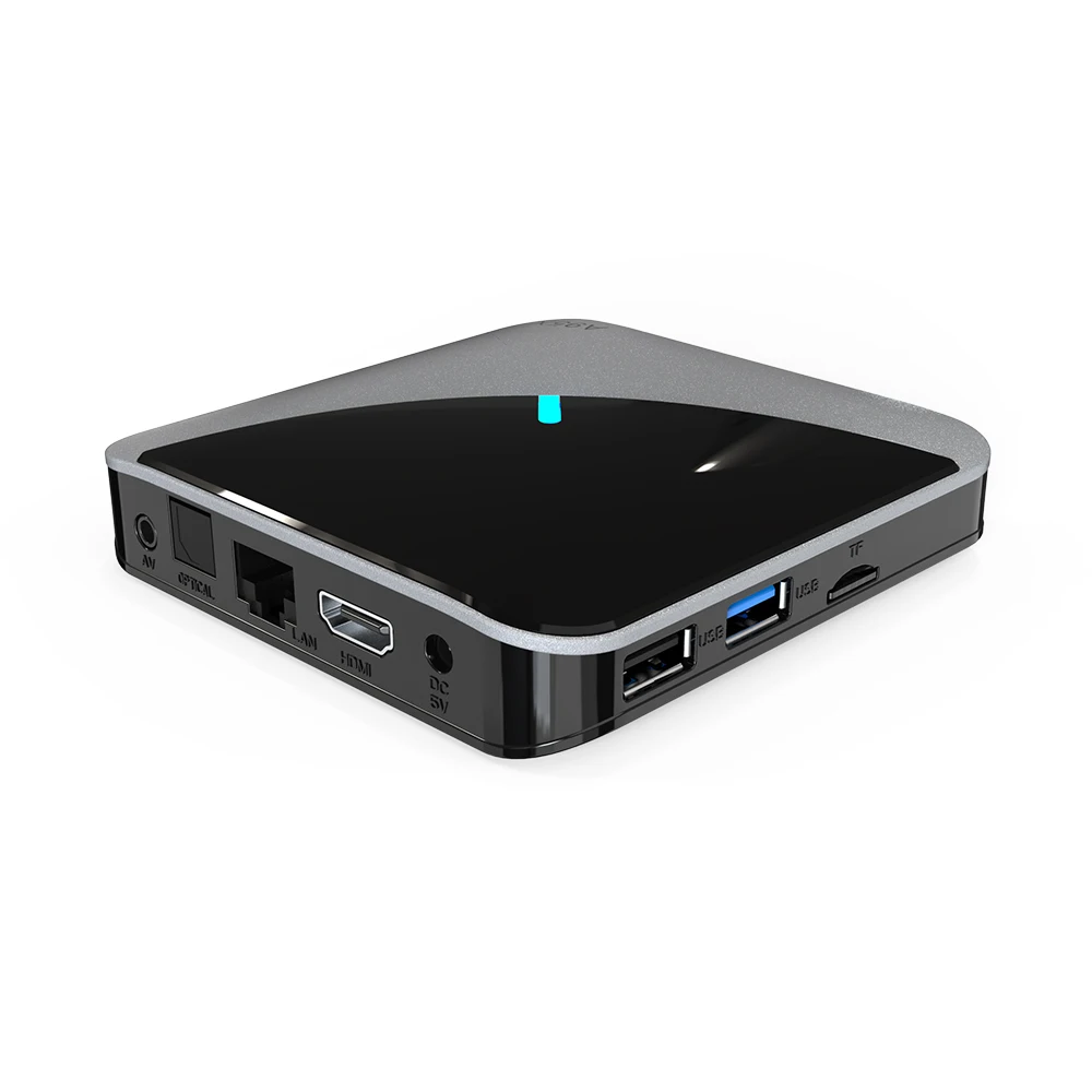 A95X F3 воздуха RGB светодиодный Amlogic S905X3 Смарт Android 9 0 ТВ коробка 4 Гб Оперативная