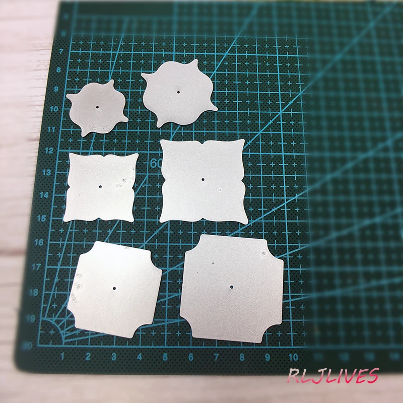 6 шт./компл. Литые металлические режущие штампы трафареты для DIY штамп