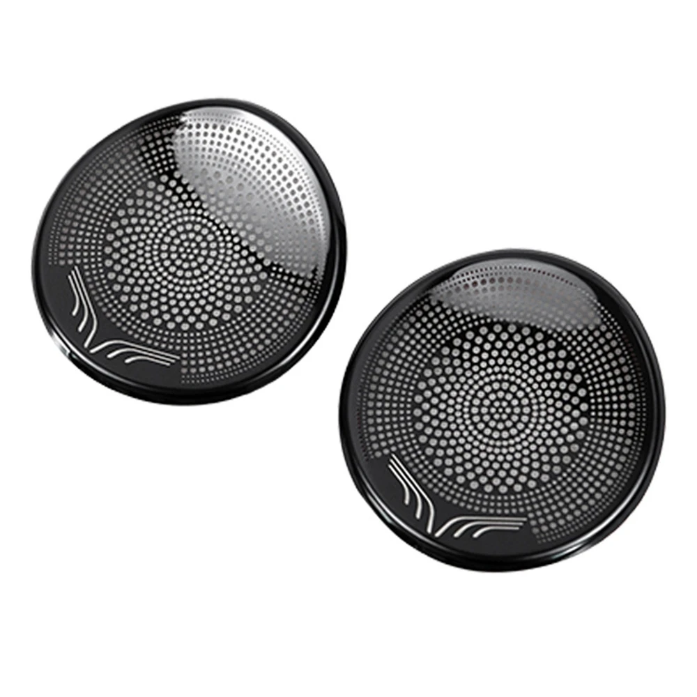 

2 PCS Car Door Stereo Speaker Cover Trim For Tesla Model 3 Accessories Front Column Roof Horn Hood Speaker Cover