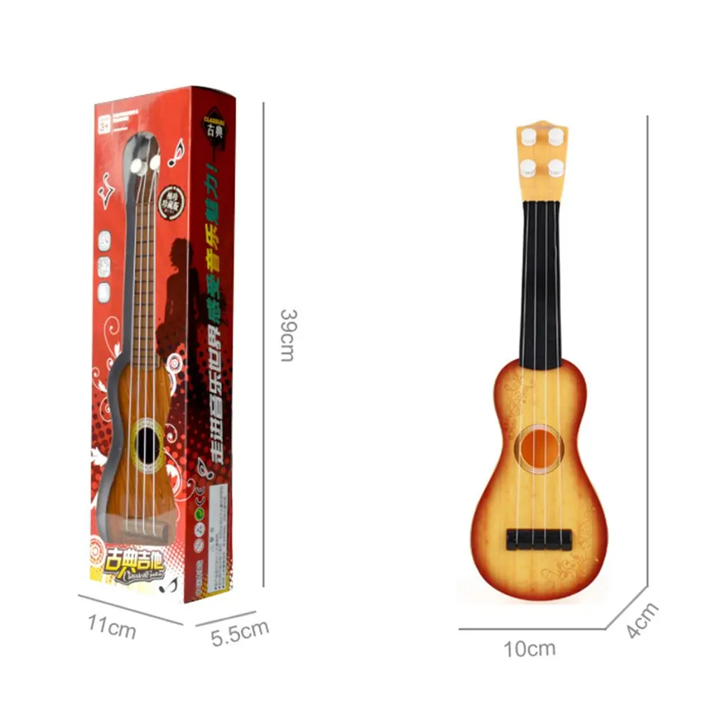 

2018 14.5 inch Ukulele Beginner Hawaii 4 String Nylon Strings Guitar Musical Ukelele for Children Kids Girls Christmas Gifts
