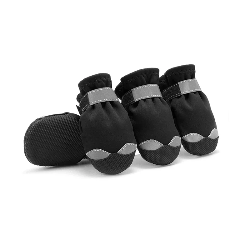 

Waterproof Dog Cat Shoes Winter Warm Dog Puppy Socks Reflective Anti-Slip Rain Snow Pet Boots Paw Protecters For Small Dogs