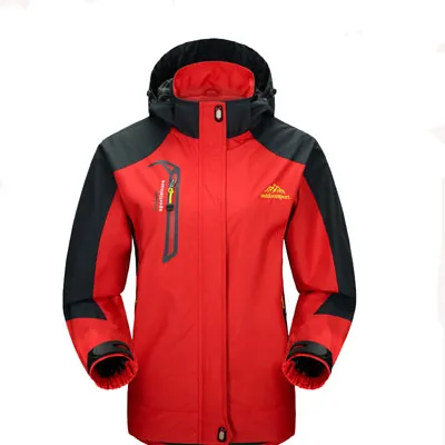 Women Red JACKSANQI весенне-осенняя мужская водонепроницаемая походная куртка для активного отдыха, ветровка для походов, спортивные пальто RA320 - Цвет: Women Red