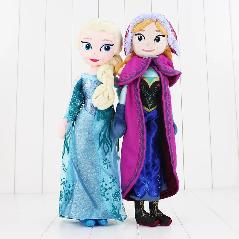 

Disney 50 CM frozen Princess Anna Elsa Plush toys cute Dolls Snow Queen Doll Toys Stuffed Plush Kids Toys Gift