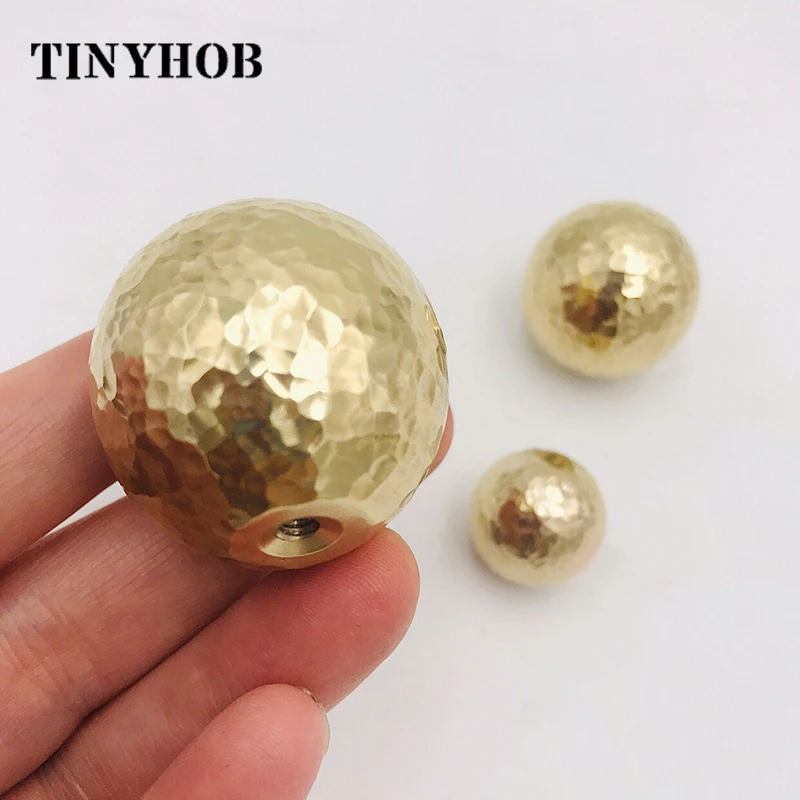 1 шт. цельные латунные круглые дверные ручки и шкафа шкаф ручной работы выдвижные