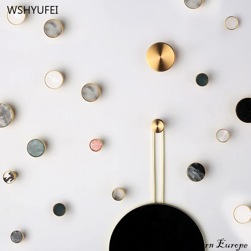 Модный латунный крючок для крыльца креативная индивидуальность металлическая