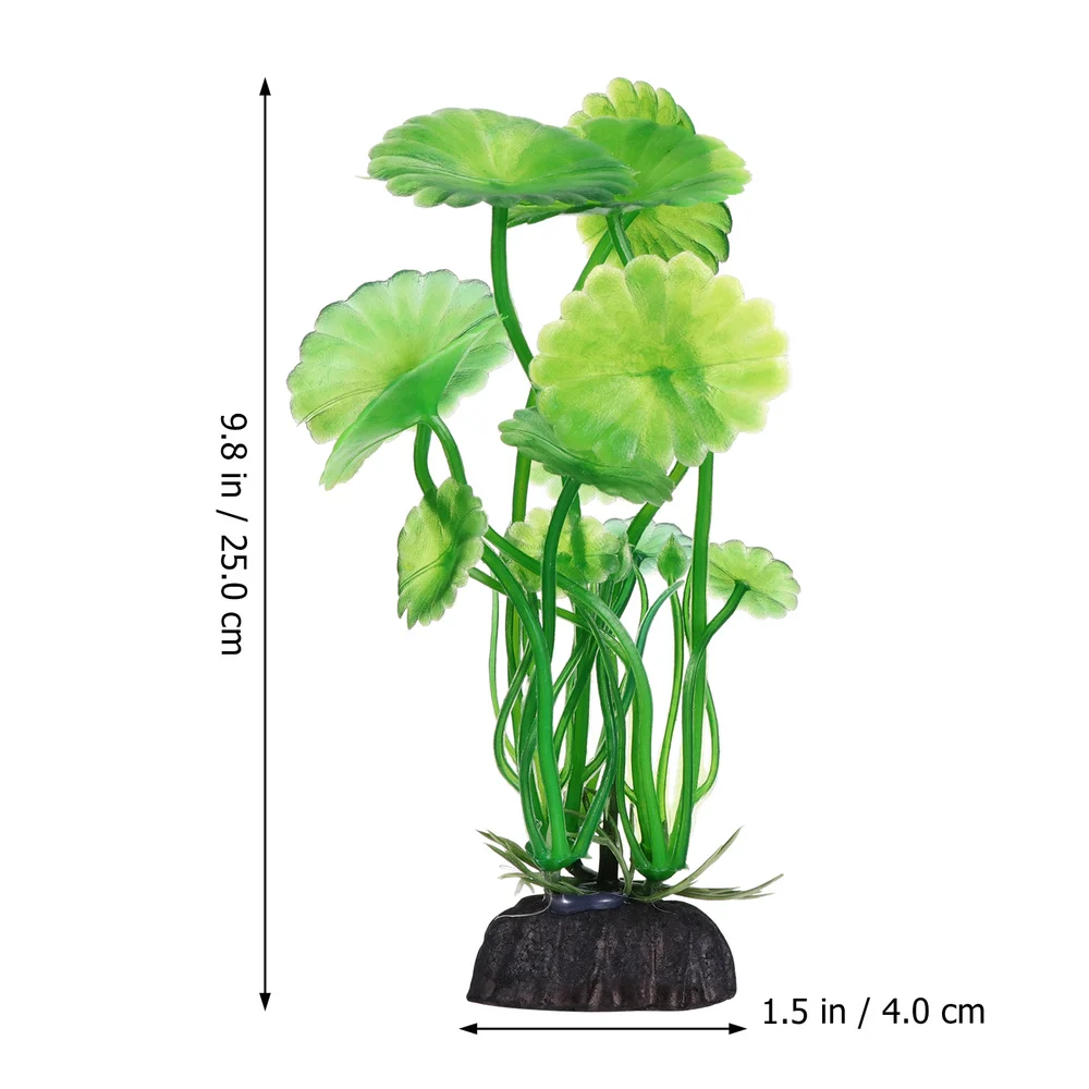 

10pcs Aquarium Plants Luminous Fish Tank Ornaments Underwater Accessories