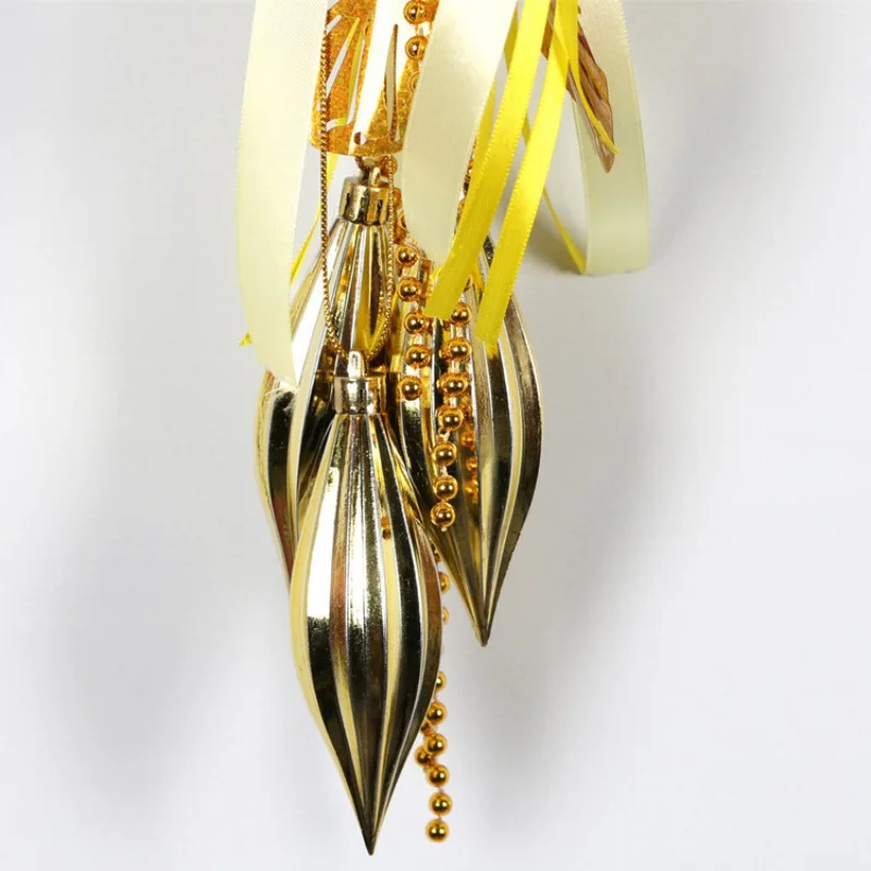 Рождественские украшения для дома ручной работы сосновые шишки банты