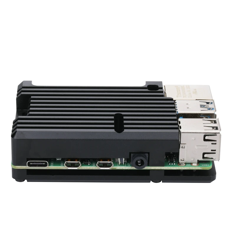 Новинка алюминиевый чехол для Raspberry Pi 4 с двойным охлаждающим вентилятором
