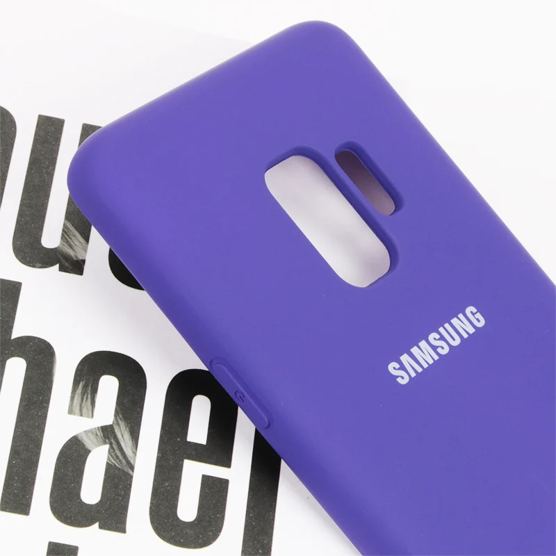 Шелковистый силиконовый чехол для Samsung Galaxy S8/S8 Plus S8 мягкий на ощупь защитный S9/S9plus