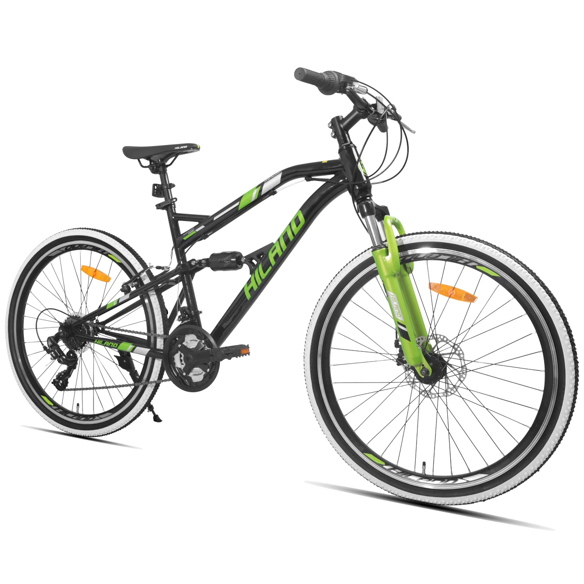 

Netherlands Warehouse EU Free Ship HILAND 26 Inch 21 Speed Aluminum Frame Mountain Bike Bicycle V-Brake Shimano Parts