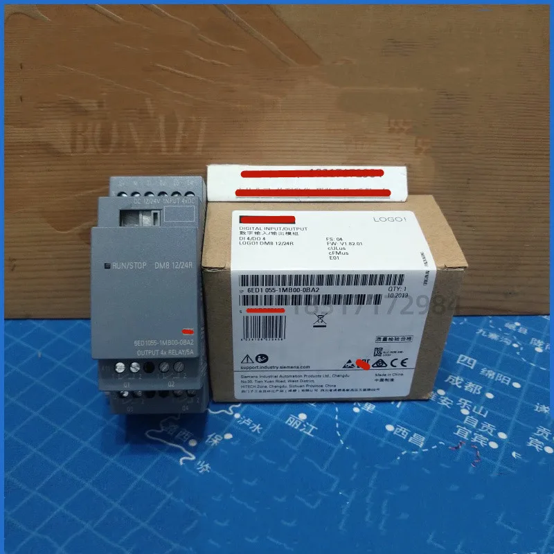 

6ED1055-1MB00-0BA2 LOGO! DM8 12/24R Expansion Module 6ED1 055-1MB00-0BA2 4 DI/4 DO 6ED10551MB000BA2