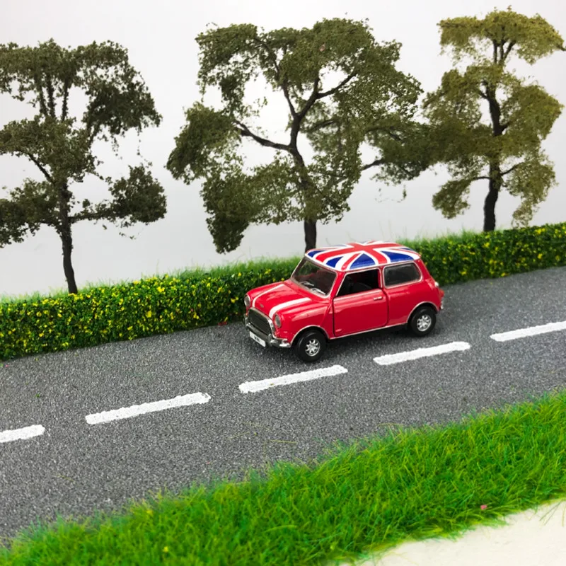 Миниатюрная модель стола 4 шт./лот изгородь из травяных полосок с зеленым песком