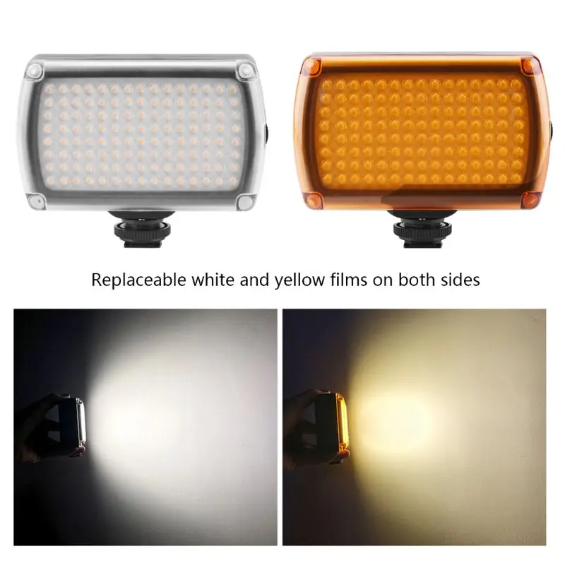 

120 LEDs Lamp Video Fill Lgiht L-shaped Bracket Tripod for DJI Os-mo Mobile 2/3 Q81F