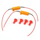 Автомобильные аксессуары Новинка 50 Вт 6 Ом нагрузочный резистор фиксасветодиодный Светодиодная лампа быстрая гипер вспышка сигнал поворота мигает светодиодная ошибка сопротивление проводки