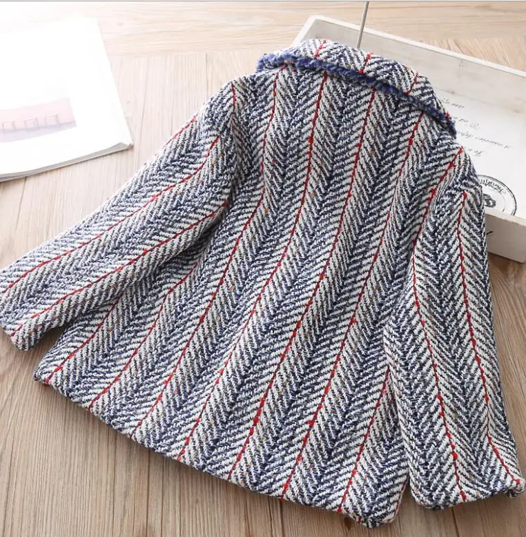 2019 г. Осеннее элегантное Формальное Женское пальто для маленьких девочек модная