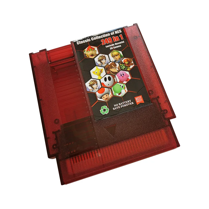 

249 IN 1 Game Cartridge Classic Games For 72 Pin NTSC and PAL Game Console