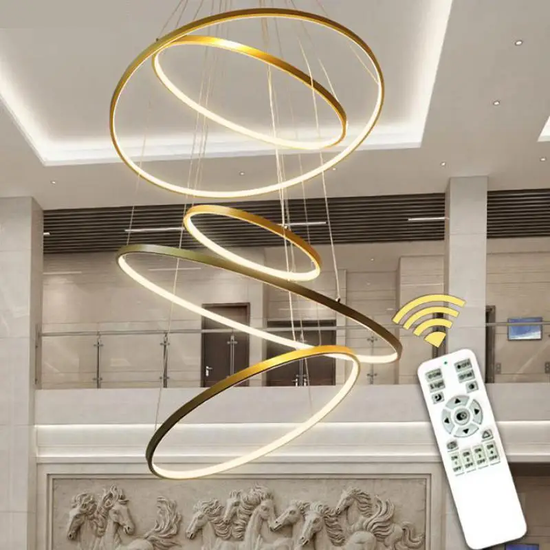 Современное Кольцо большого размера светодиодная подсветильник лампа сделай