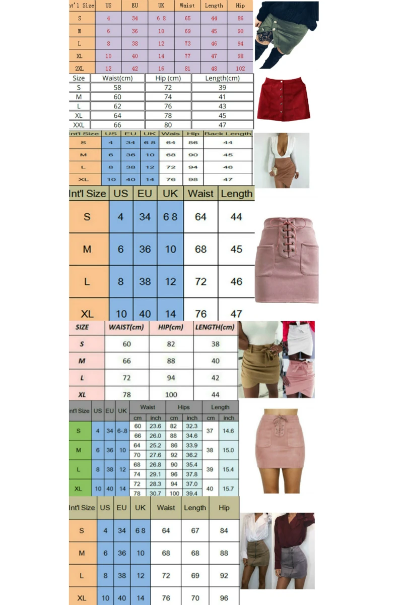 

New fashion Women Ladies High Waist Pencil Skirts button lace patchwork sexy Bodycon Suede Leather split party casual Mini Skirt