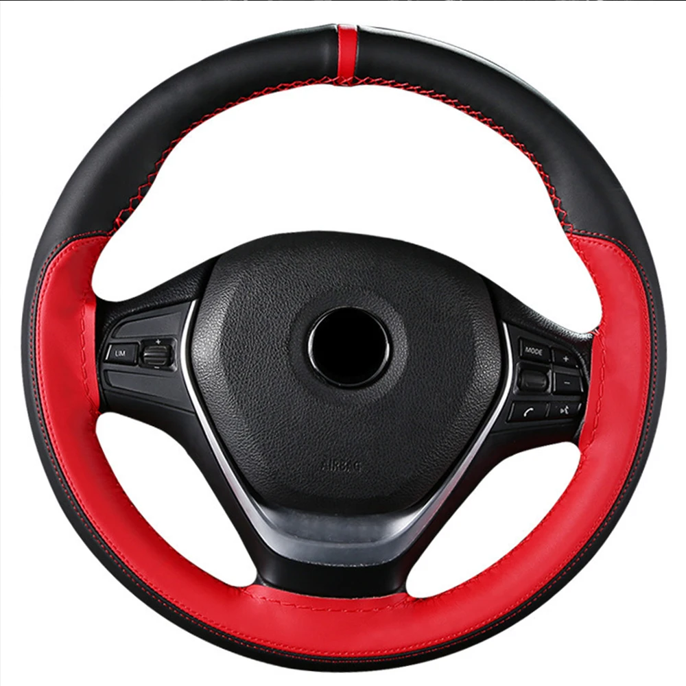 Универсальный чехол рулевого колеса автомобиля подходит для Kia Morning Picanto Rio ceed Stonic