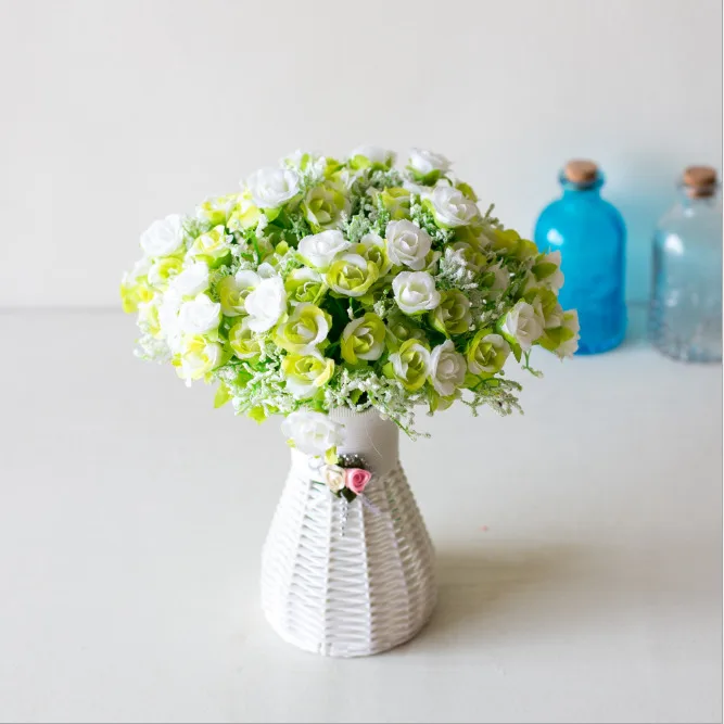 Цветочные горшки или кашпо 21 голова искусственный Шелковый Искусственный цветок