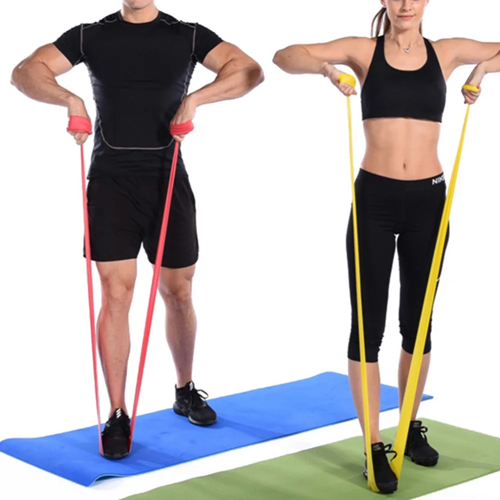 

3pcs 150cm Eco-friendly Latex Pulling Resistance Band Yoga Assist Stretching Band Fitness Strap for Training Exercising