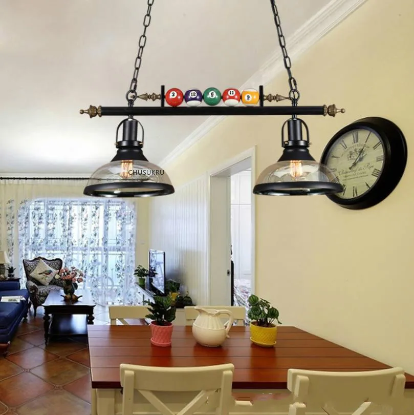 Креативная Подвесная лампа для бильярда скандинавские декоративные светильники