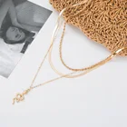 Унисекс Панк Змея Цепочка Кулон Ожерелье Золотое Серебро Цвет Цепи Мужчины Женщины Шеи Ювелирные Изделия Массивное Ожерелье Pouplar